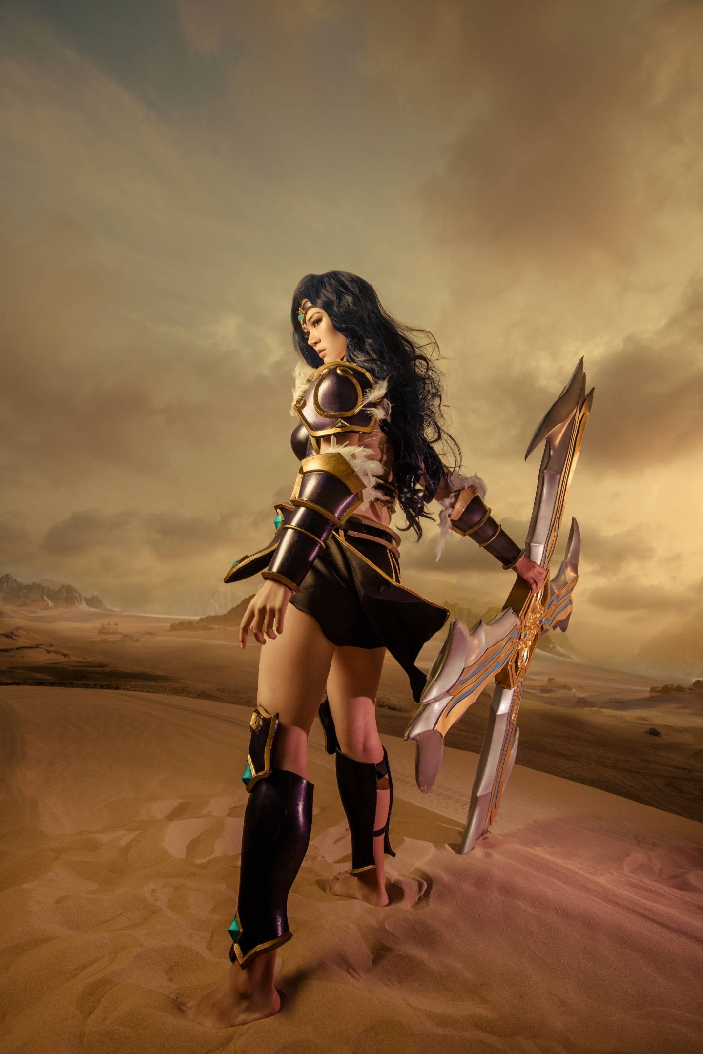 每日cos集锦大赏,英雄联盟之战争女神小姐姐,网友:我爱了_走过