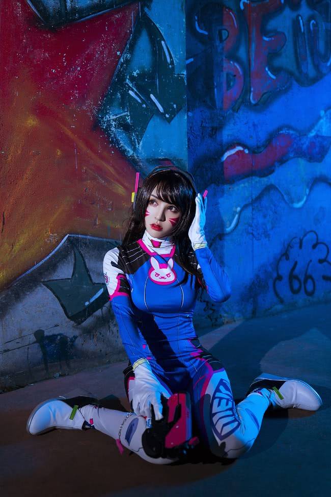 cos:守望先锋 dva 小姐姐还原度爆表了!