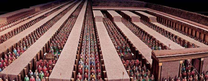 兵马俑褪色真相被揭开!显微镜下发现神秘白色"花朵",至今无解