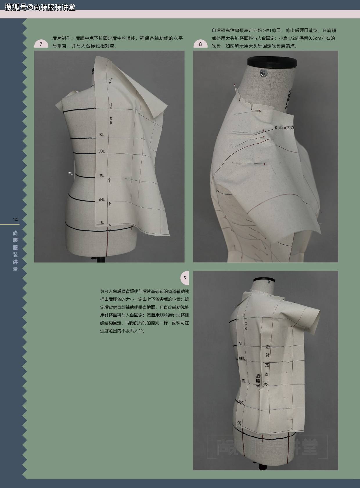服装制版培训教程衬衫立体裁剪