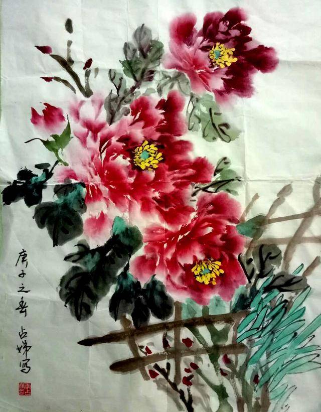 画家李占娣艺术作品欣赏_保定市