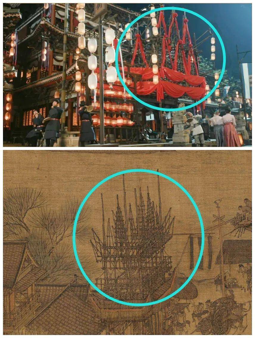 电视剧《清平乐》的欢门&《清明上河图》的欢门