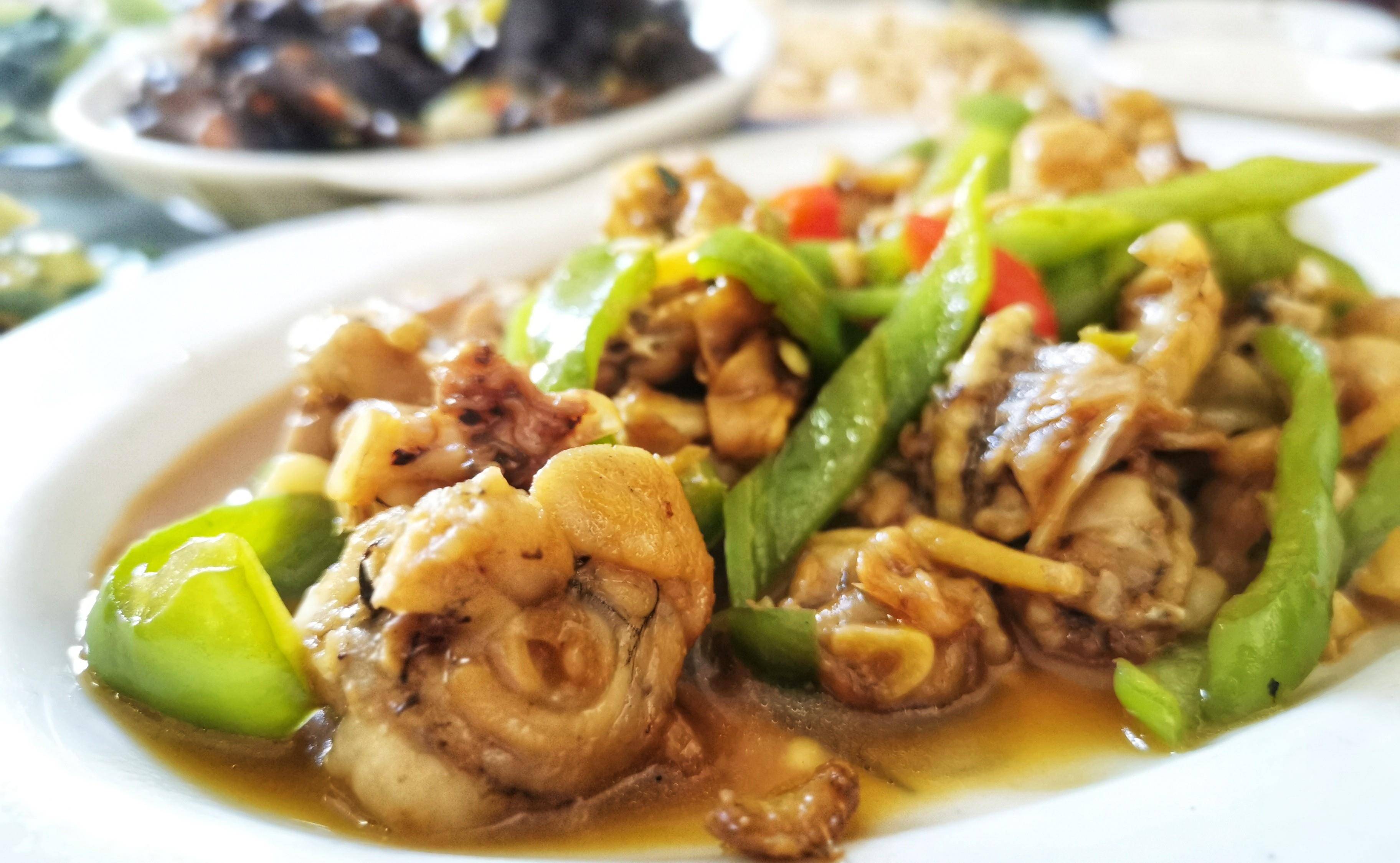 原创浙江余姚柿林村这家农家小饭店,十多道菜各有特色!