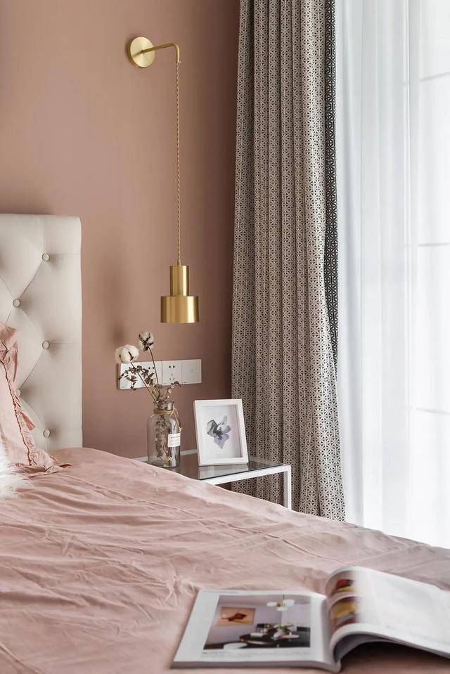 110㎡轻奢北欧风,这样温馨甜美的粉系浪漫,炸裂你的少女心