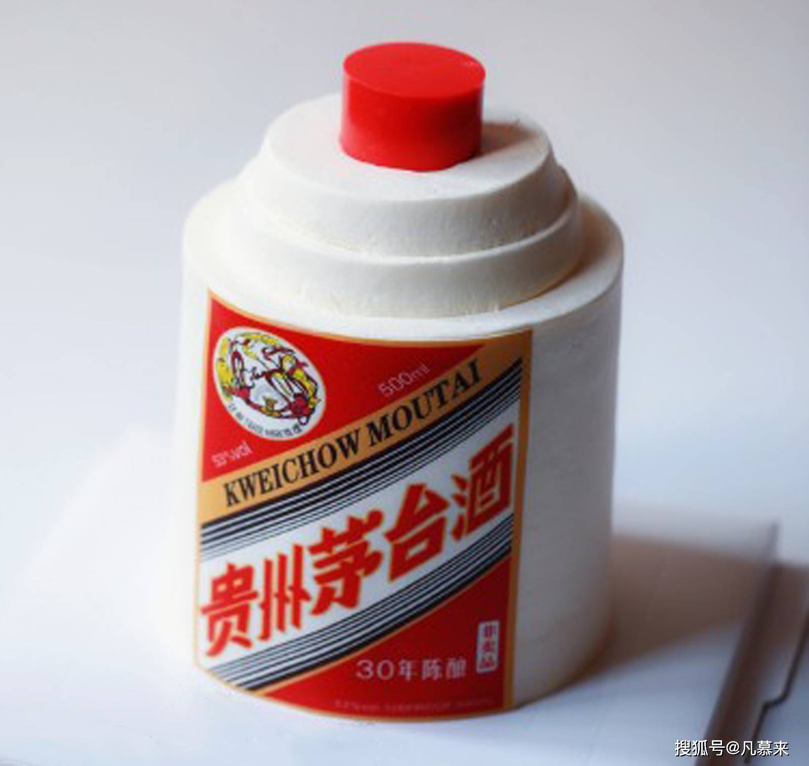 喝酒就要喝茅台,上岁数了,酒酒算了,来个茅台酒的蛋糕吧.