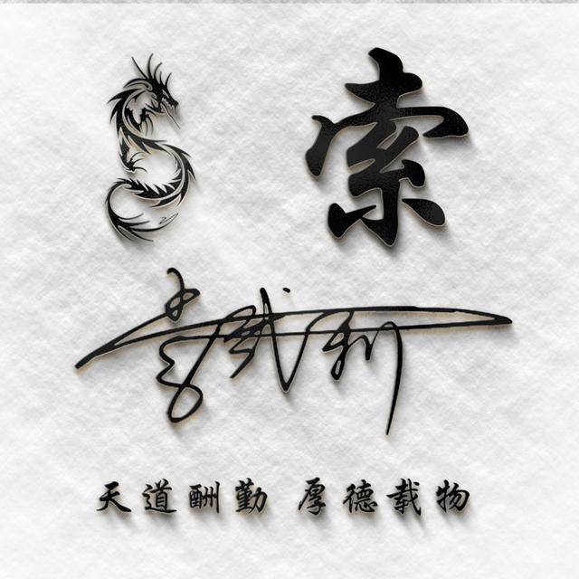 专属你的签名微信头像3d炫彩高端大气姓氏微信头像请查收