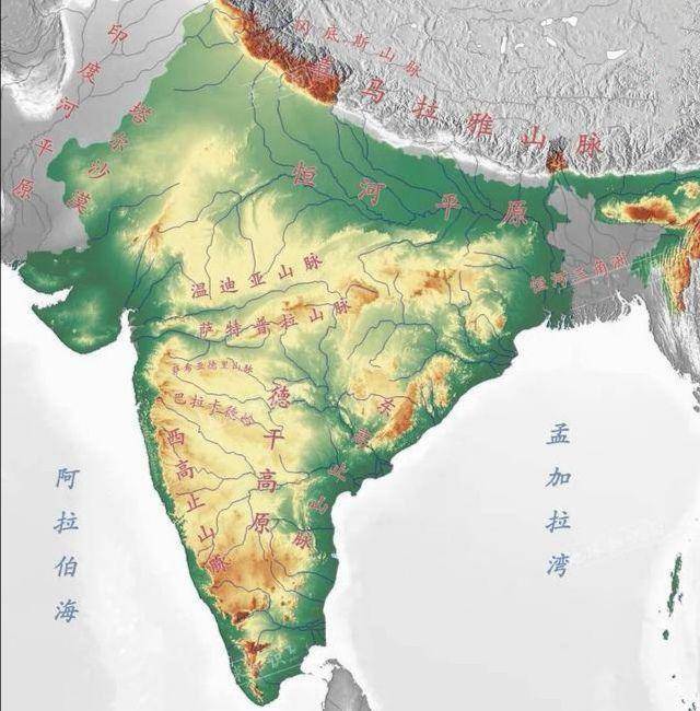 虽然印度利用恒河等河流的水对西部的部分沙漠地区进行了改造,但目前
