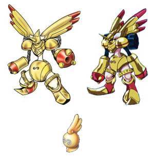 唤醒了心中的善良,最后恳求黄金拉比兽和金甲龙兽将它消灭,基路比兽