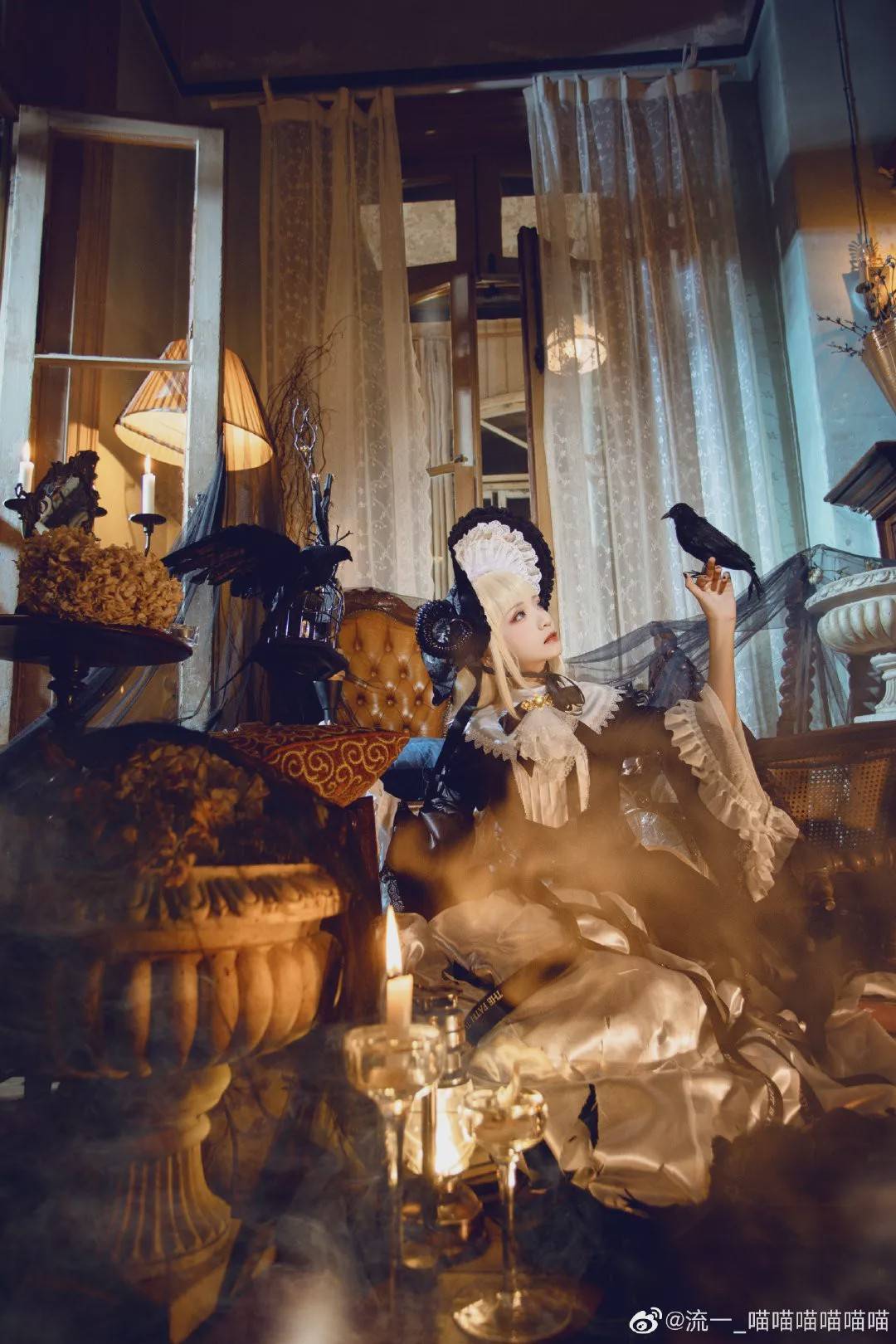 cosplay:《明日方舟》夜莺@流一_喵喵喵喵喵喵