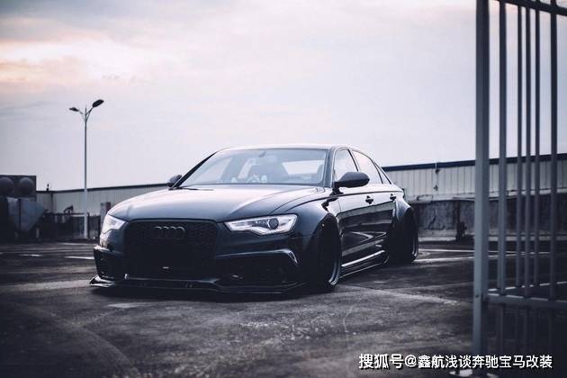 享受那份独有情怀奥迪a6l改装黑武士赤峰鑫航改装诠释西装暴徒的姿态