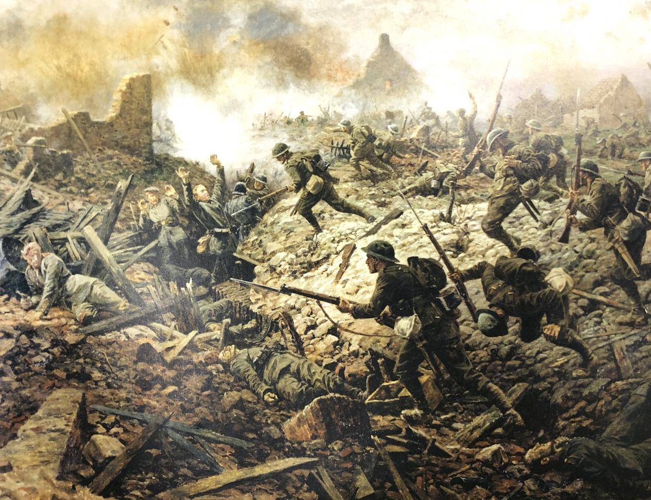 原创波济耶尔磨坊:一战阵地消耗战的缩影,英国军队一天伤亡6万人