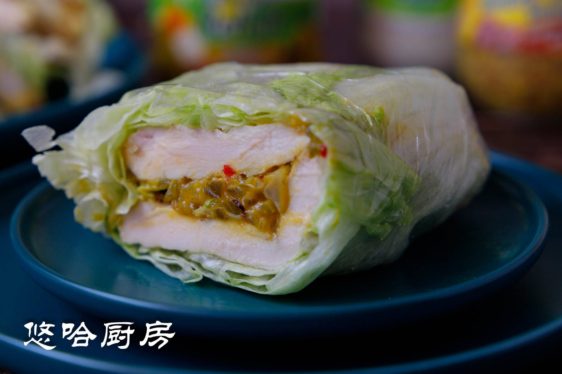 原创关晓彤同款蔬菜三明治,用鸡肉热量更低,5分钟搞定,爽口又多汁