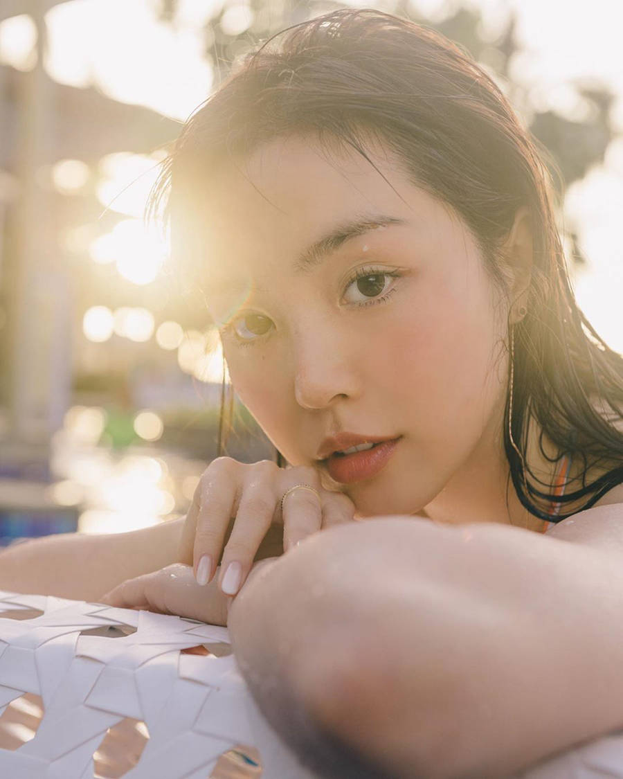 原创hi女神天使面孔魔鬼身材韩国小姐也爱骑行