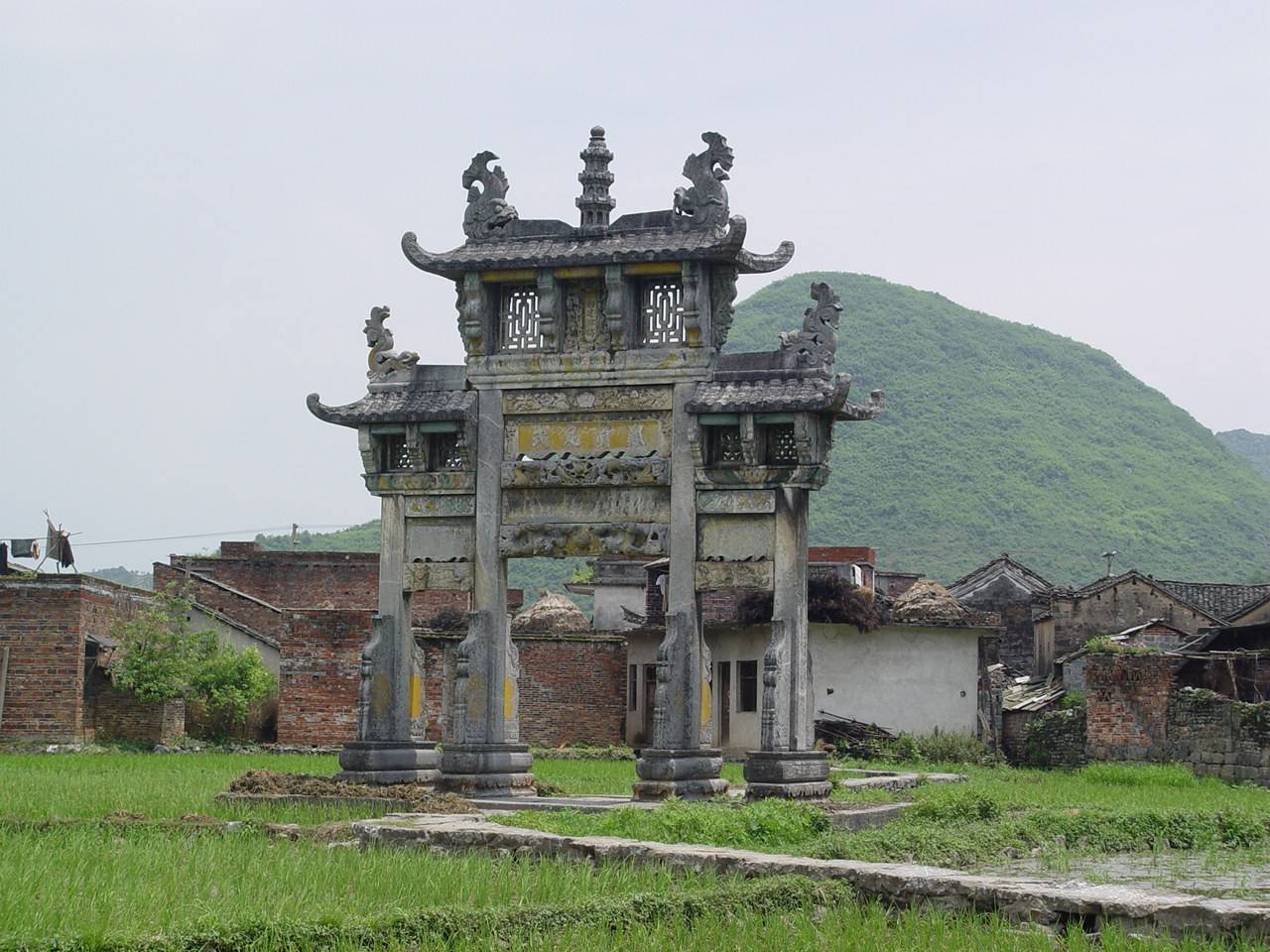 牌坊湾的传说理宗皇帝御赐贞节牌坊