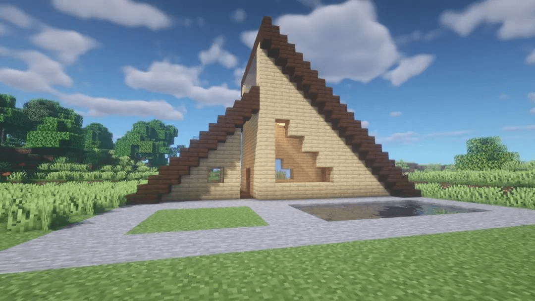 原创《我的世界》三分钟学会建造超个性温馨房屋 从此告别你的火柴盒