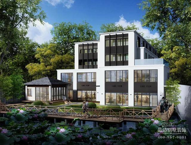 常州别墅装饰1800㎡新中式风格美到骨子里的中国风