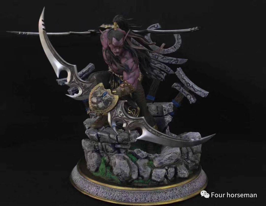 模玩图鉴魔兽伊利丹怒风