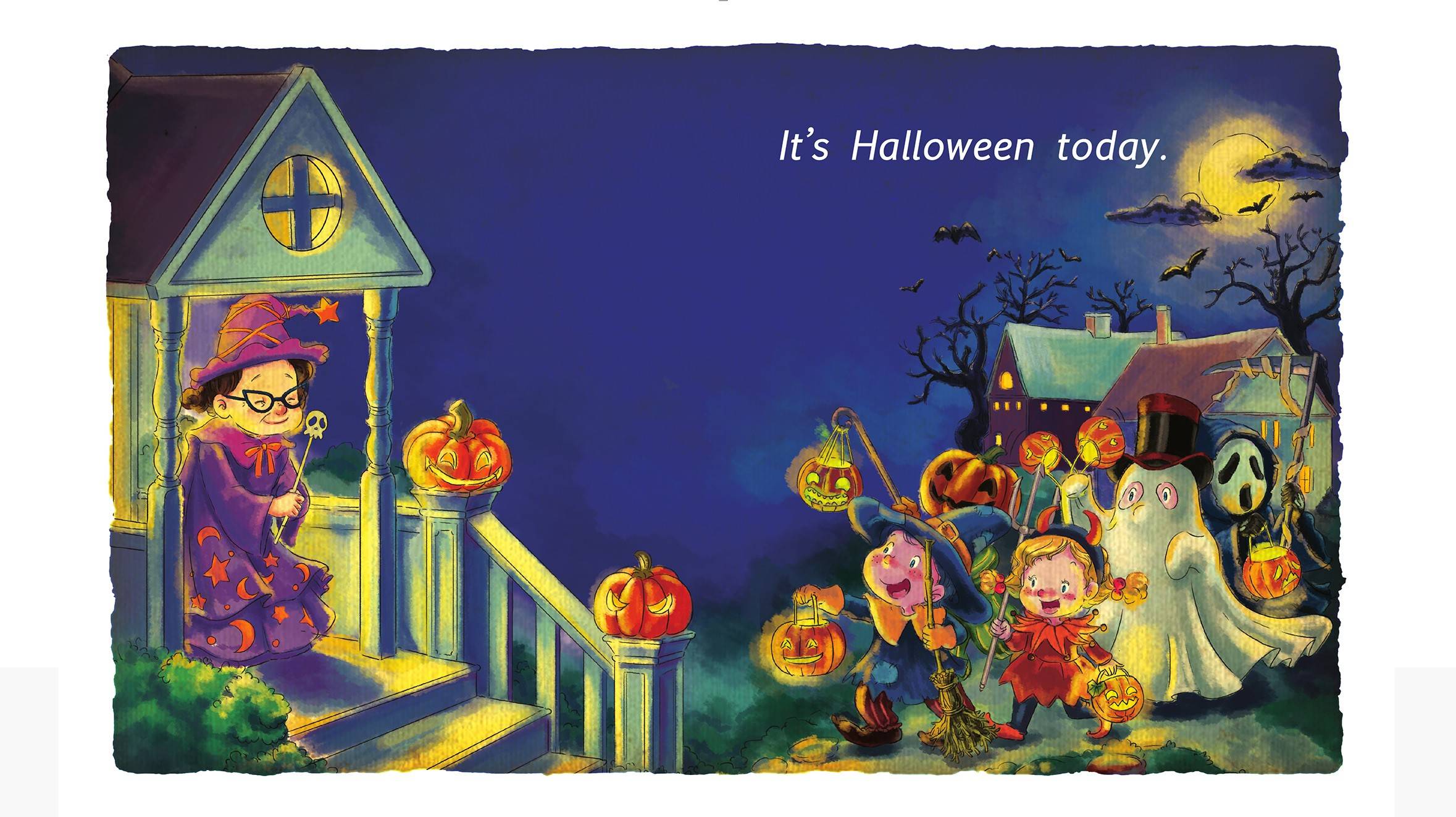 儿童绘本故事推荐《万圣节》