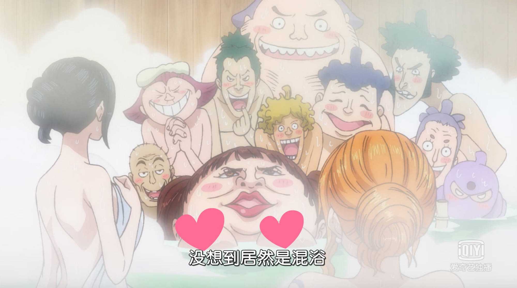 原创海贼王931集:山治"女澡堂"完成,身份暴露,救走娜美,罗宾