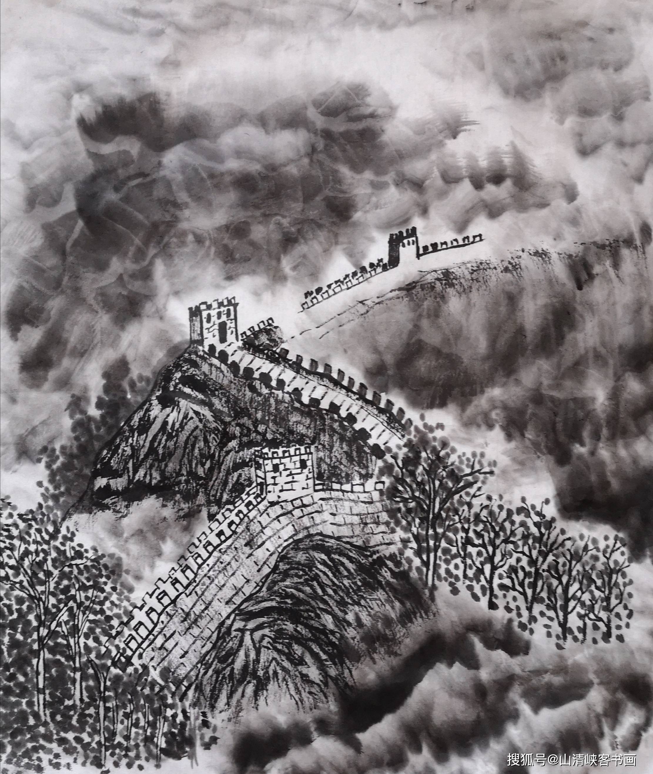 国画长城!山清峡客学生作品展