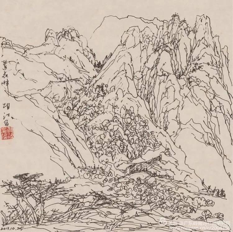 明月山写生3江西宜春明月山写生2江西宜春明月山写生1多伦多写生3