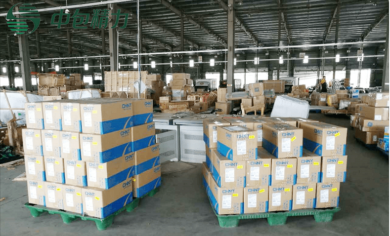 塑料九脚托盘在物流行业的应用_货物