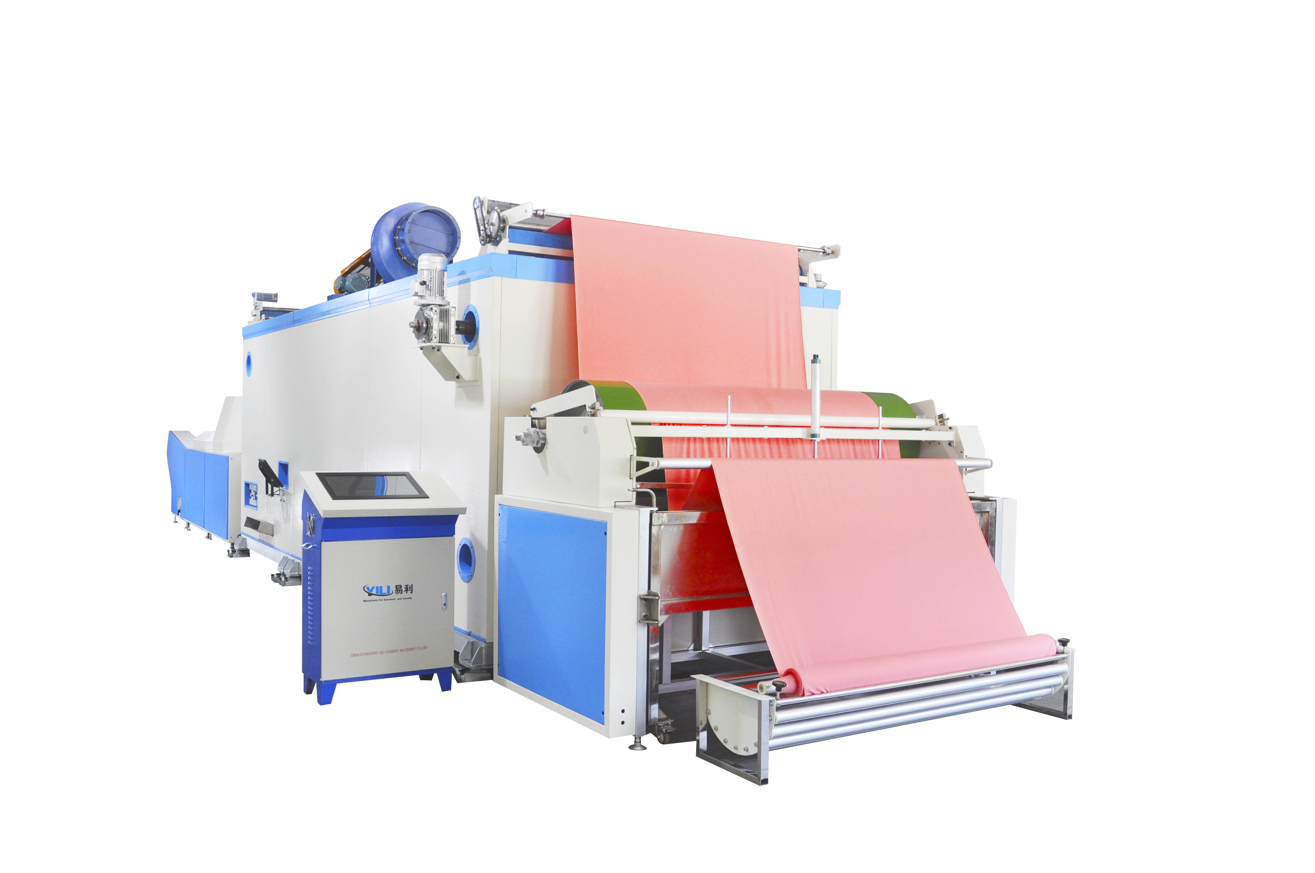 易利国家专利产品实现了洗水缩水机,助力"绿色纺织"_布料