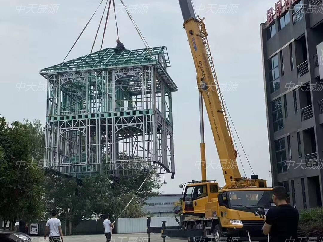 轻钢别墅整体吊装搬迁