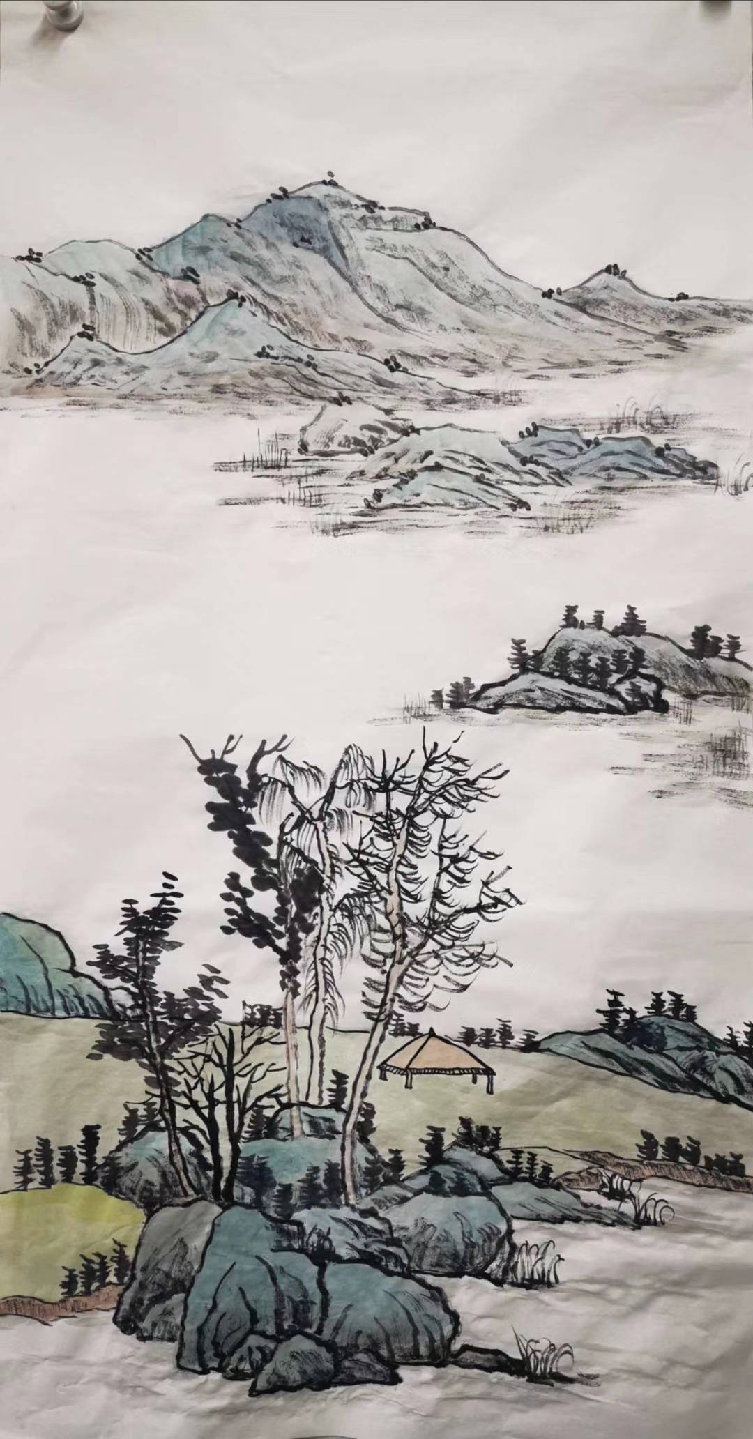 知名画家张文冉把意境融入山水画的韵味