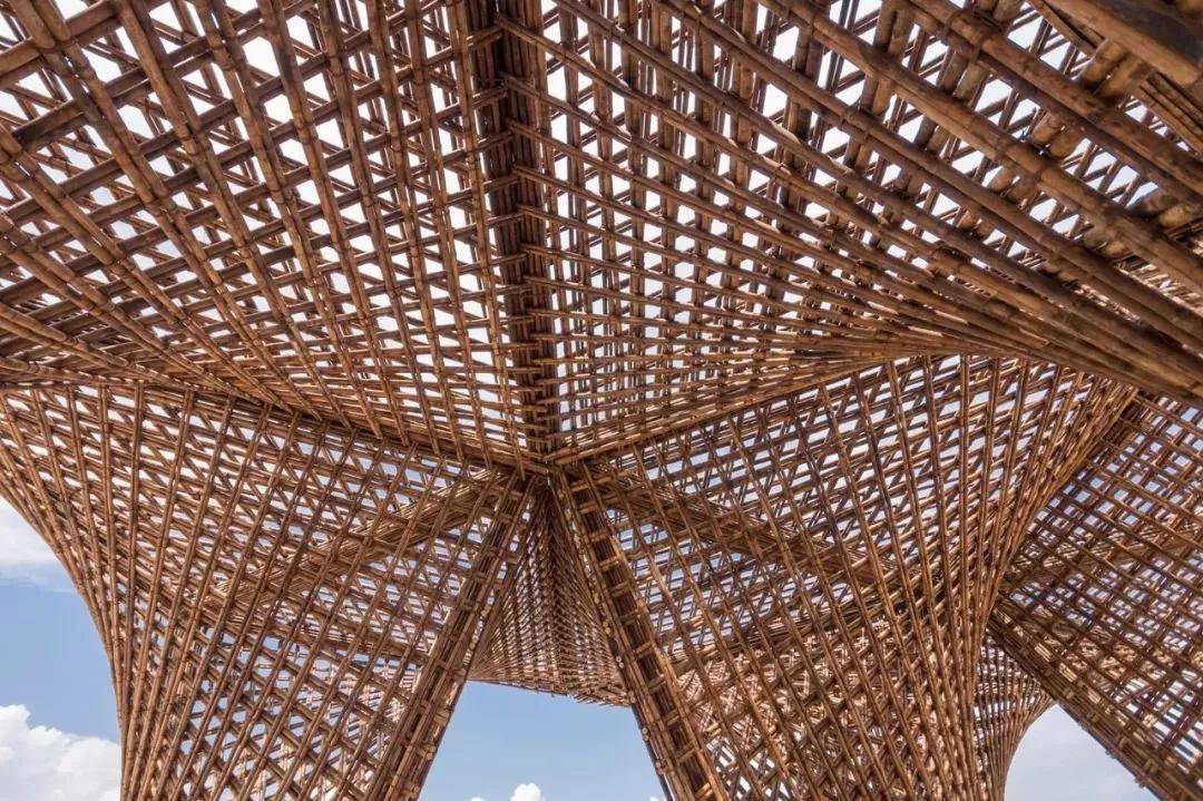 惊艳的竹建筑
