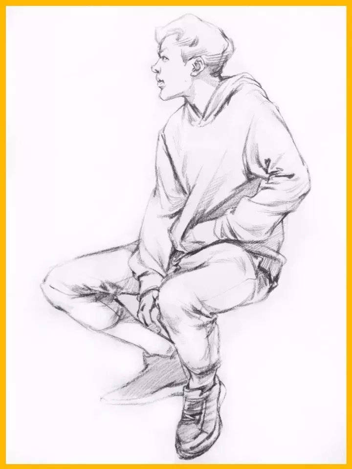 速写画不好坐姿,你有认真分析过这几点表现技巧吗?