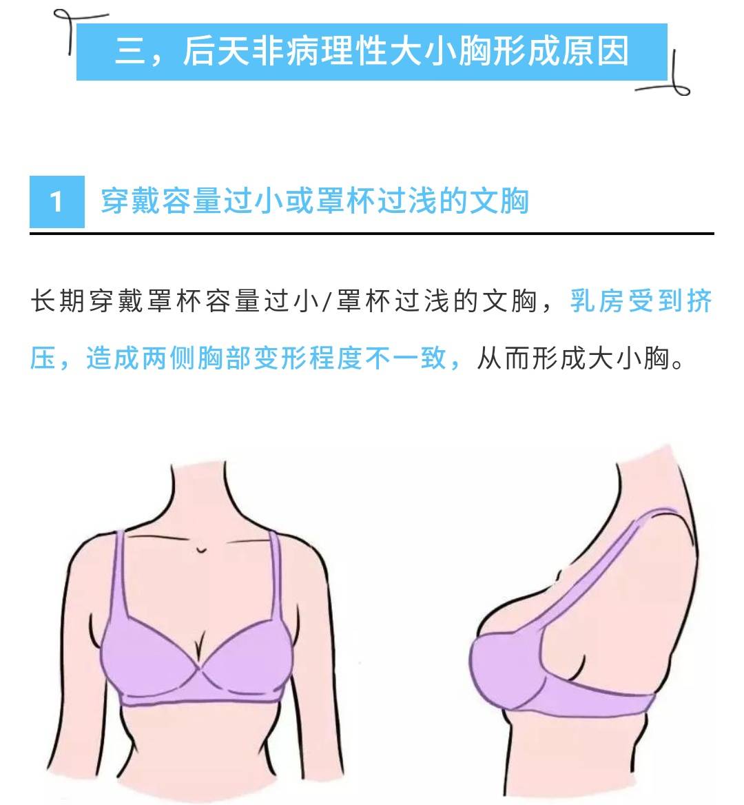 内衣知识科普 | 大小胸!