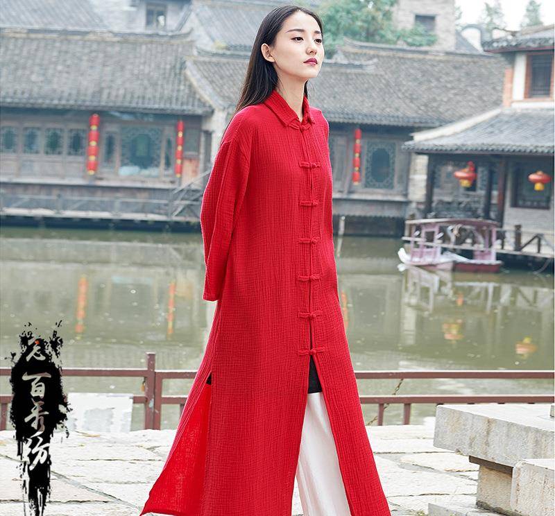 76 —禅意"道袍",不能少作为一个业余的"佛系"女孩,穿衣服选颜色