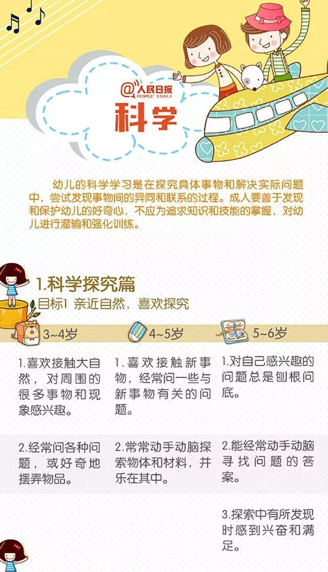 3-6岁儿童学习与发展指南