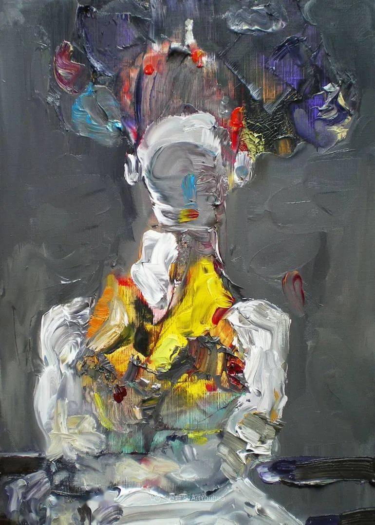 法英画家法比安珍妮雅克特现代派油画作品欣赏