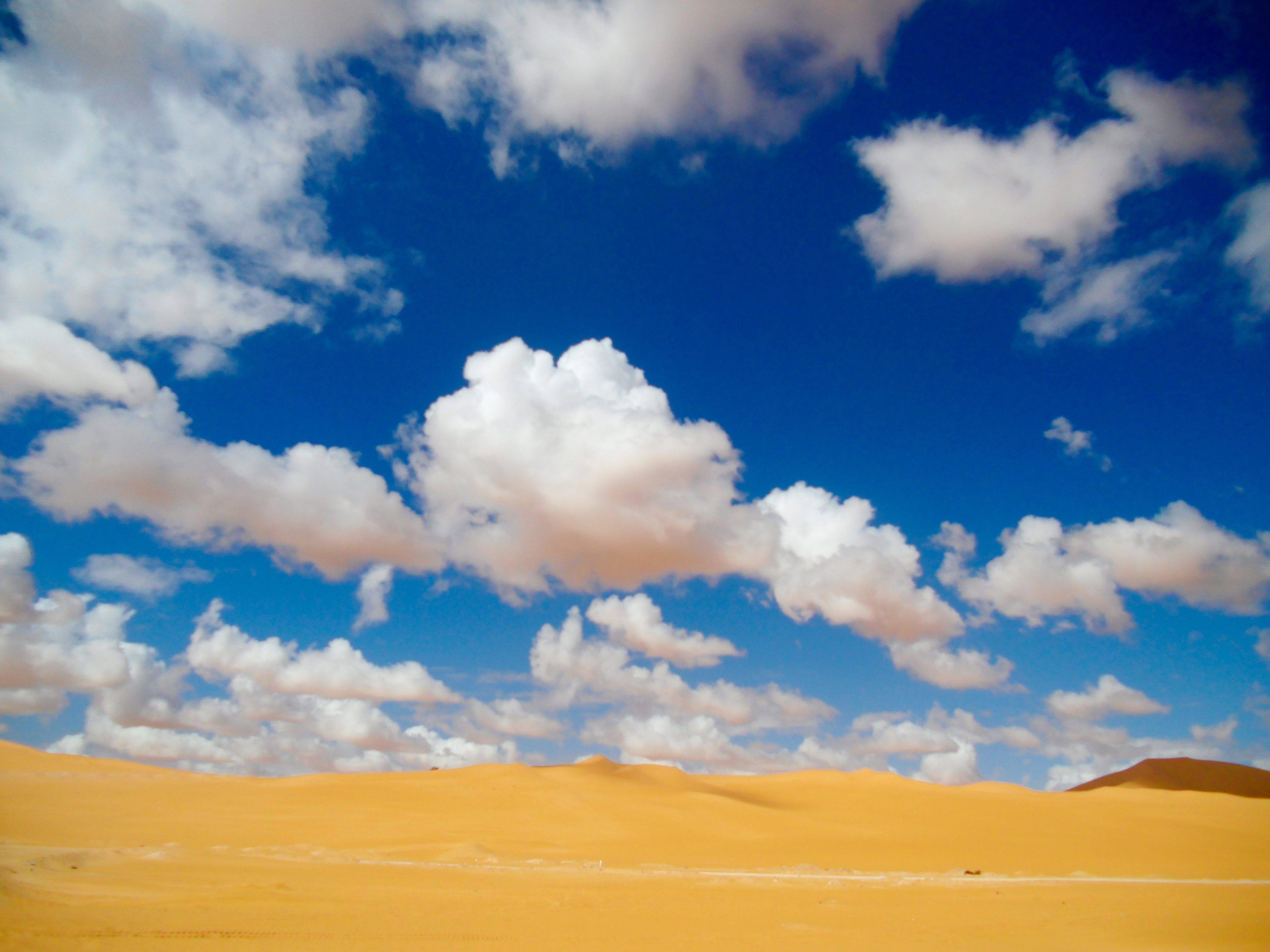 北非阿尔及利亚撒哈拉沙漠风光