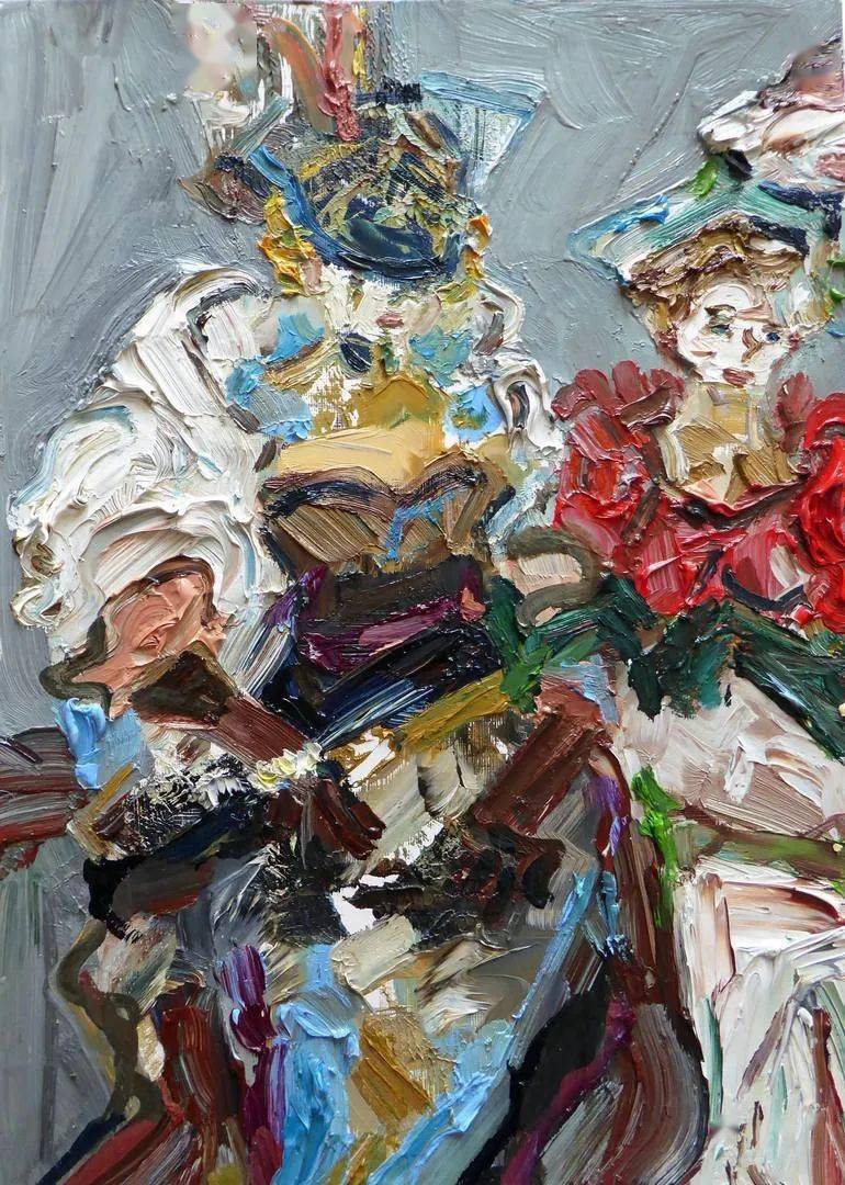 法英画家法比安珍妮雅克特现代派油画作品欣赏