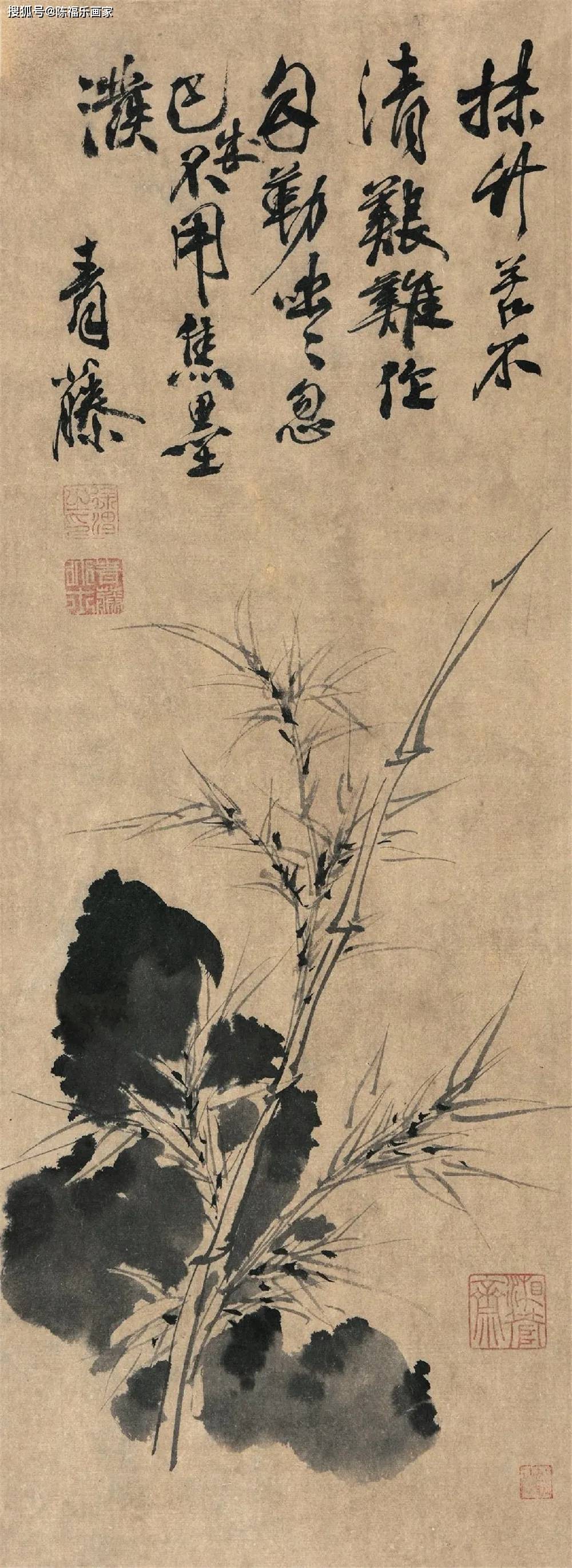 徐渭25幅诗画,送给您_梅花谱