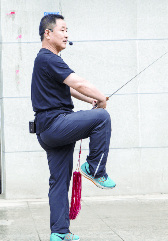 吕梁市太极协会第五辅导站杨氏67式太极剑培训记