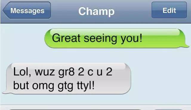 提升档次,聊天必备英文缩写!