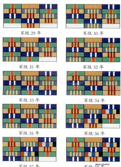 中国的军衔肩章图片图片