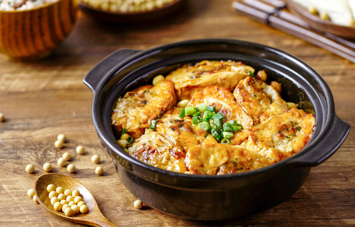 原创香煎老豆腐,软嫩鲜香,2块钱超美味家常菜,做法特简单的美食