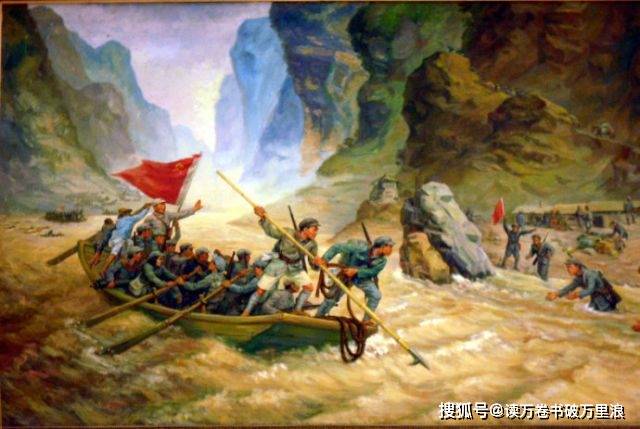 红军渡黄河图片