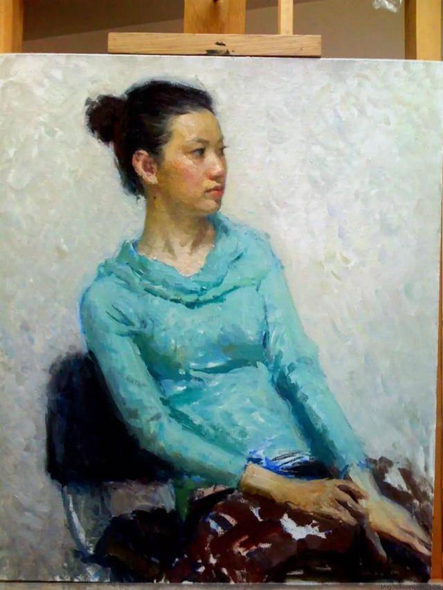 中央美院院长靳尚谊油画写生