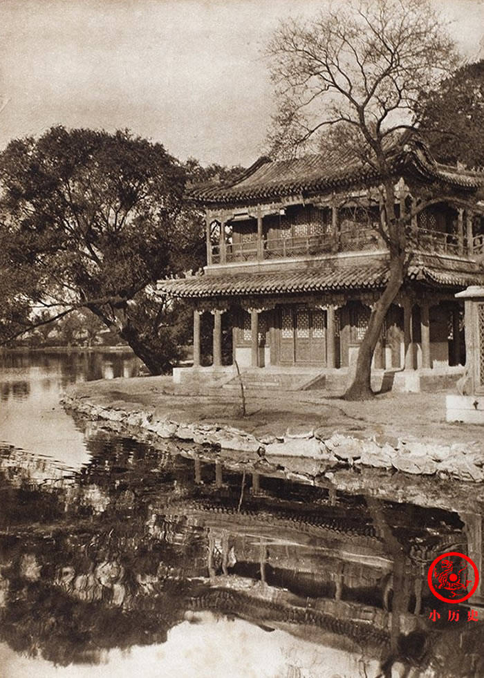 老北京照片:百年前的西直门,永定门外的小吃摊,囚禁过皇帝的瀛台