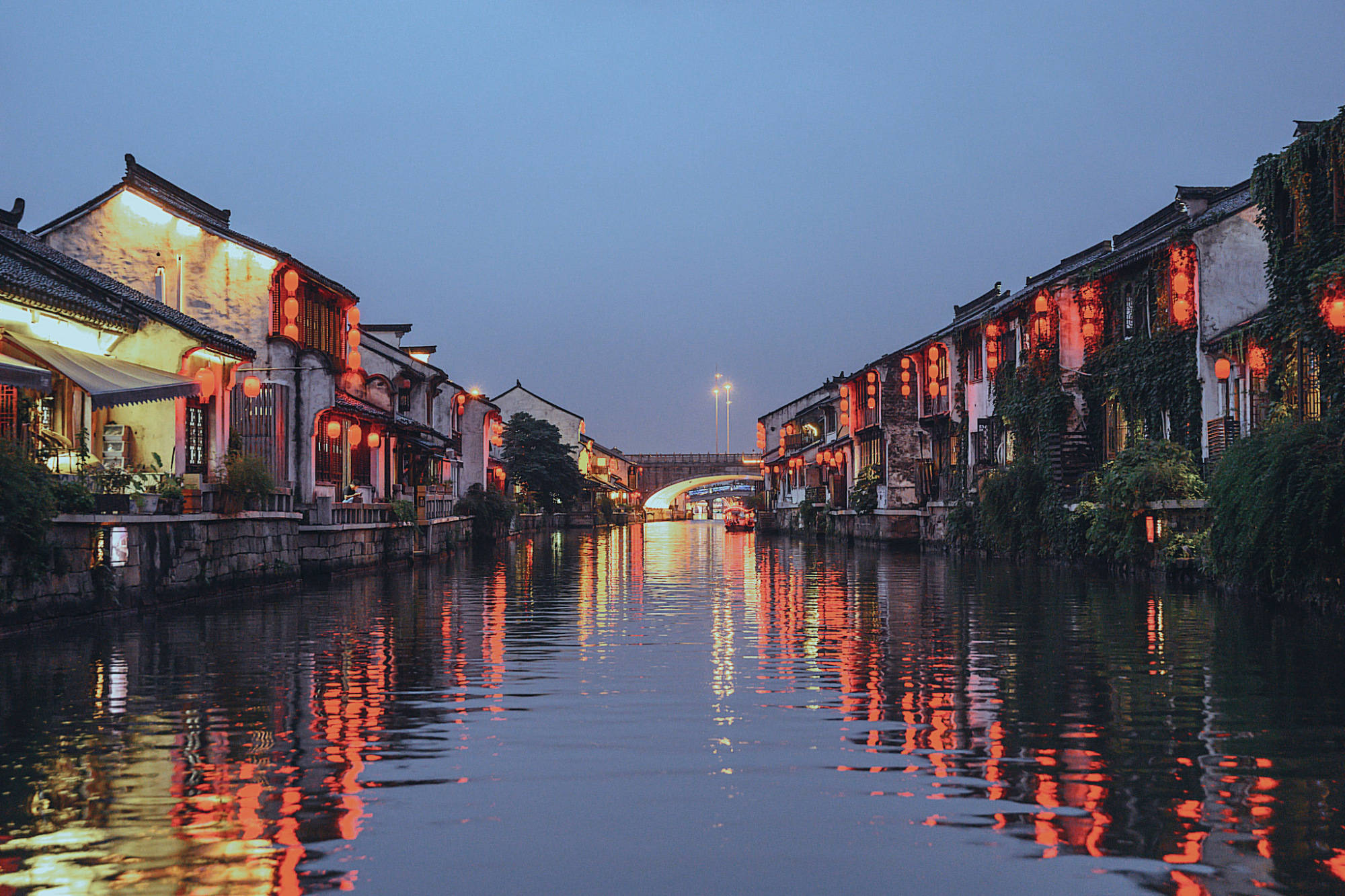 原创实拍无锡千年古运河沿岸景观夜色撩人比南京秦淮河景色还美