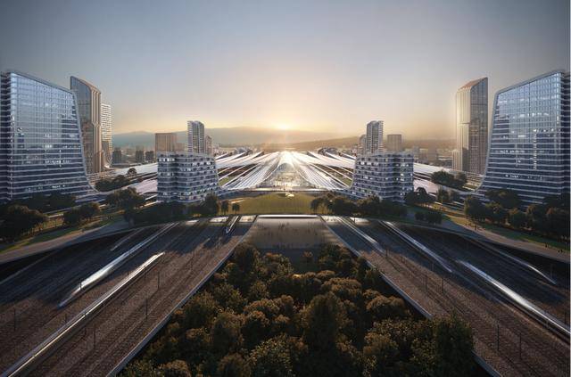 重磅天府新站tod打造枢纽公园地标