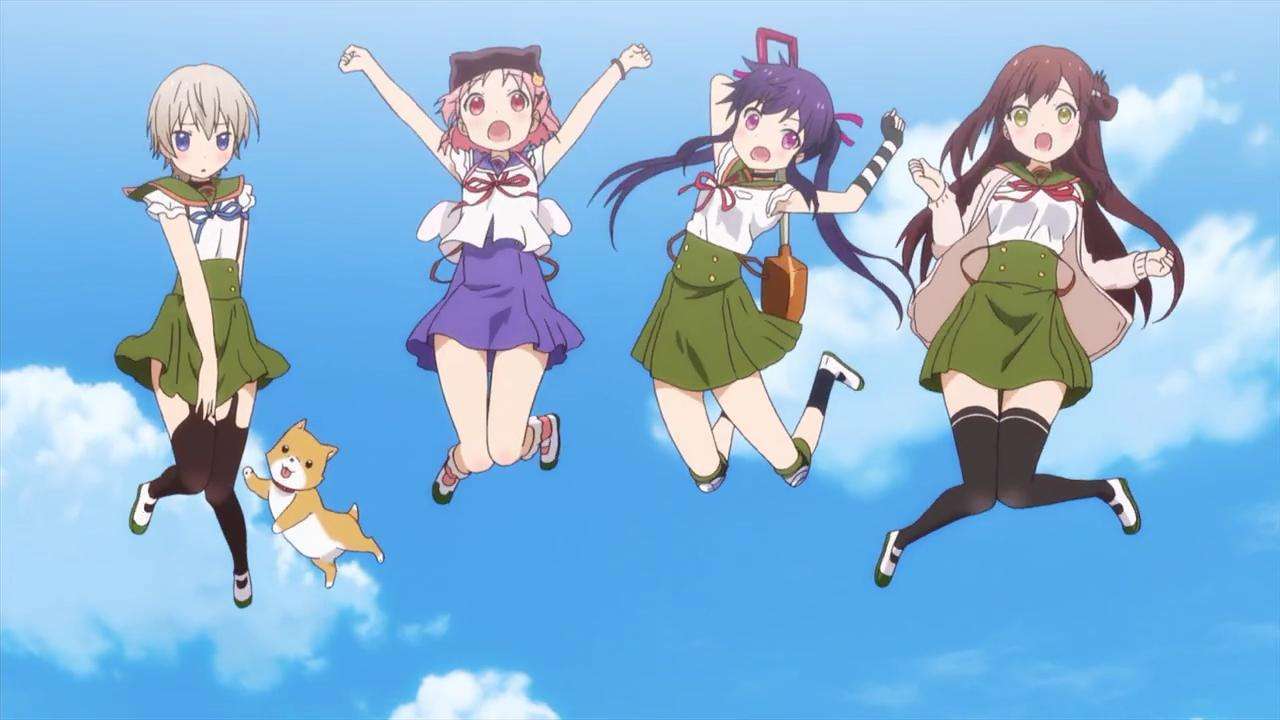 她们做起来超萌超可爱的"芳文跳",现实中不要随意尝试哦!