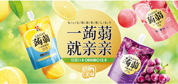 图:0脂低卡的亲亲蒟蒻本次"安利官"的设置,与以往的"代言人"不一样,旨