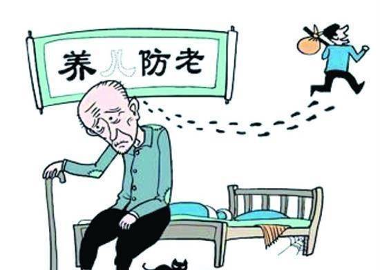 在没有养老福利的旧社会中,"养儿防老"的观念在我国持续了几千年,到了